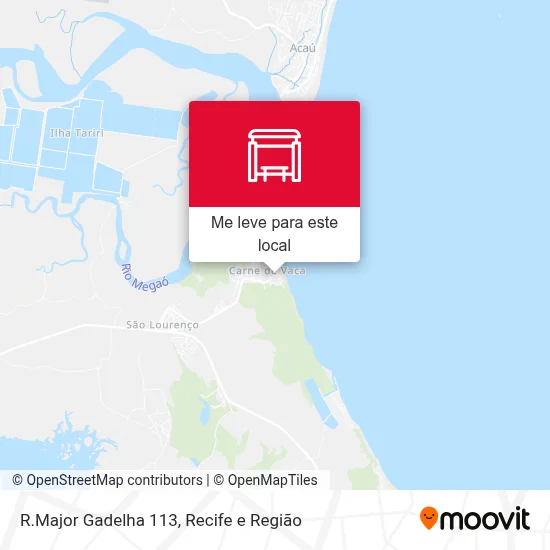 R.Major Gadelha 113 mapa