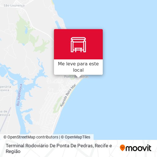 Terminal Rodoviário De Ponta De Pedras mapa