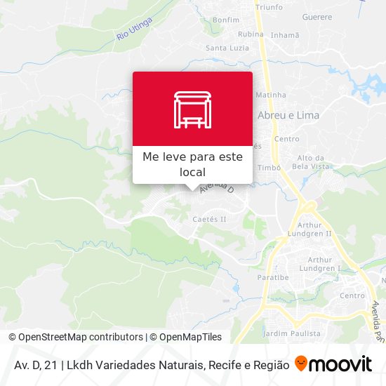 Av. D, 21 | Lkdh Variedades Naturais mapa