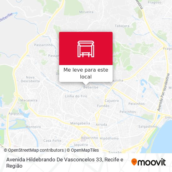 Avenida Hildebrando De Vasconcelos 33 mapa