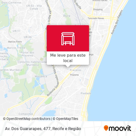 Av. Dos Guararapes, 477 mapa