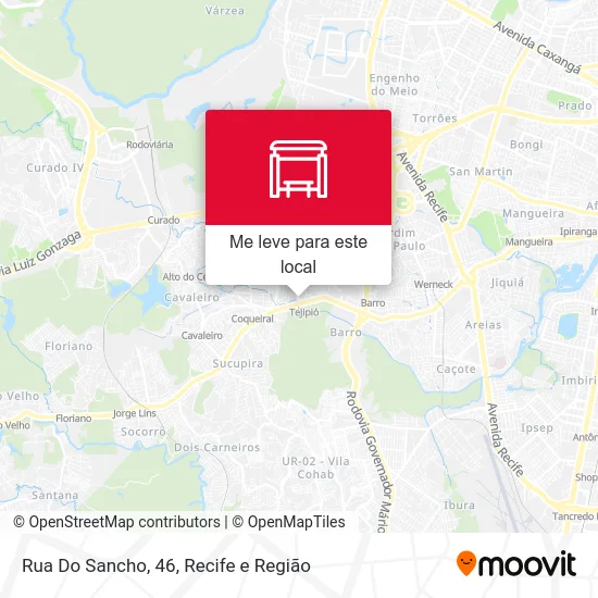 Rua Do Sancho, 46 mapa