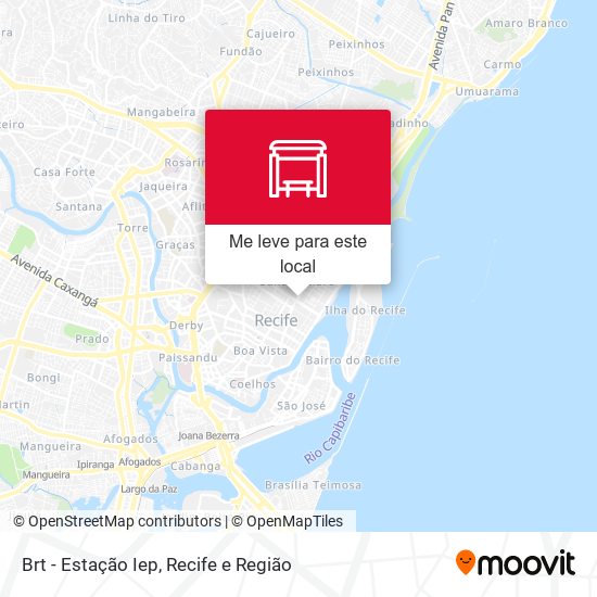 Brt - Estação Iep mapa