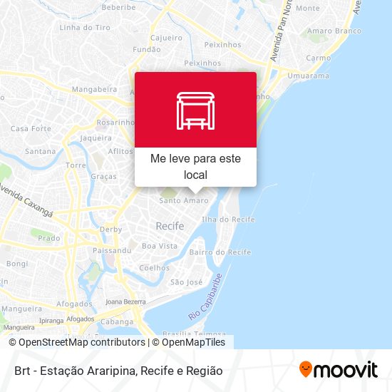 Brt -  Estação Araripina mapa