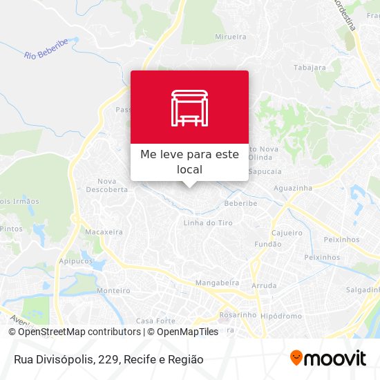 Rua Divisópolis, 229 mapa