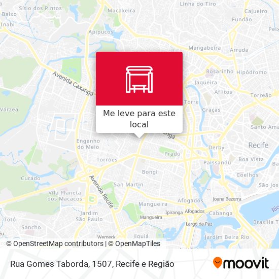 Rua Gomes Taborda, 1507 mapa