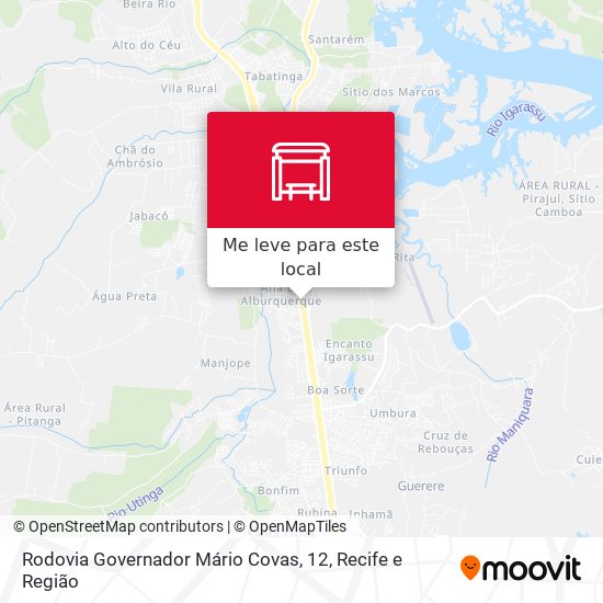 Rodovia Governador Mário Covas, 12 mapa