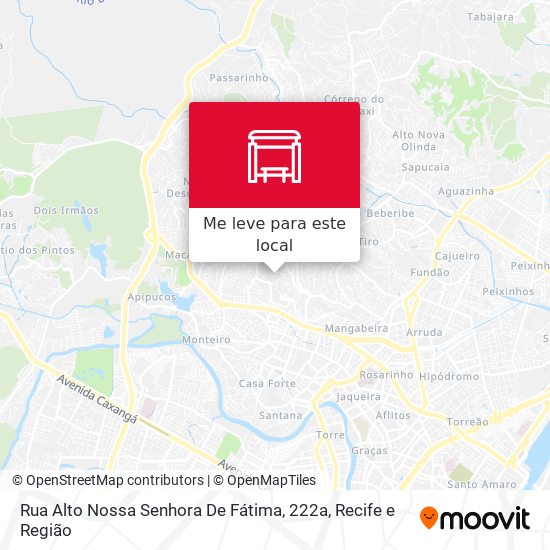 Rua Alto Nossa Senhora De Fátima, 222a mapa