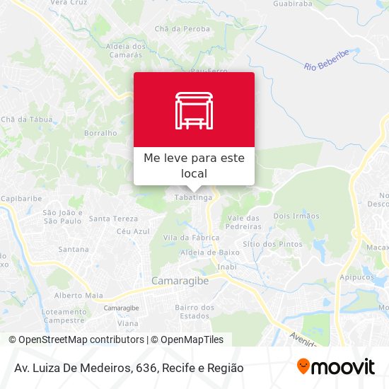 Av. Luiza De Medeiros, 636 mapa