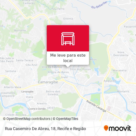 Rua Casemiro De Abreu, 18 mapa