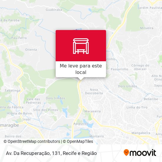 Av. Da Recuperação, 131 mapa