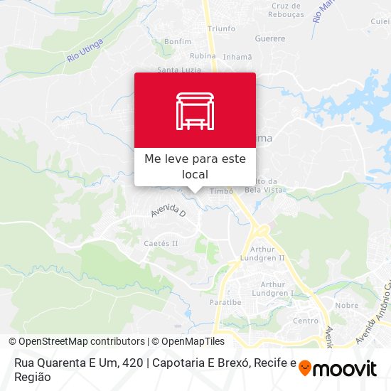 Rua Quarenta E Um, 420 | Capotaria E Brexó mapa