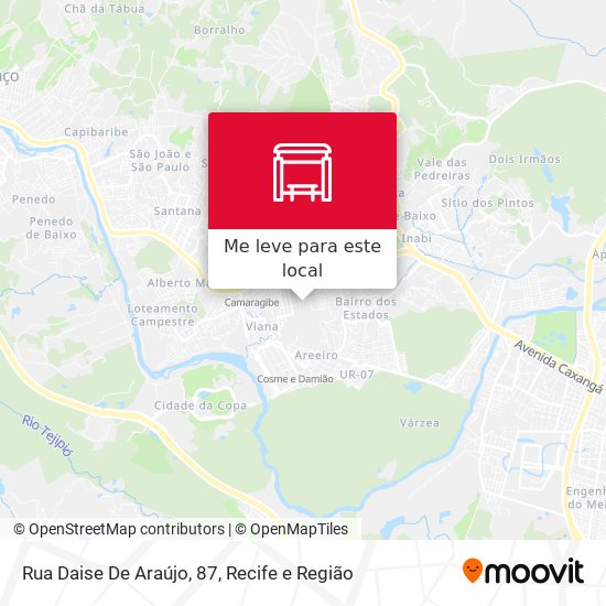 Rua Daise De Araújo, 87 mapa