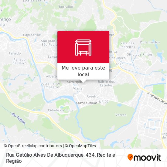 Rua Getúlio Alves De Albuquerque, 434 mapa