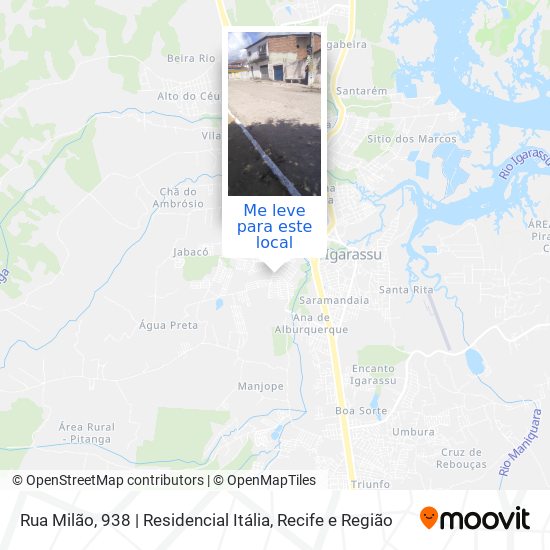 Rua Milão, 938 | Residencial Itália mapa