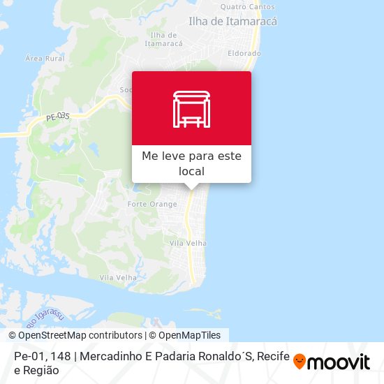 Pe-01, 148 | Mercadinho E Padaria Ronaldo´S mapa