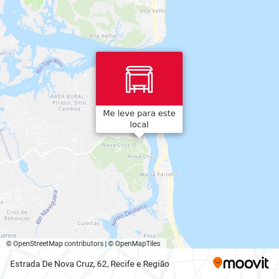 Estrada De Nova Cruz, 62 mapa