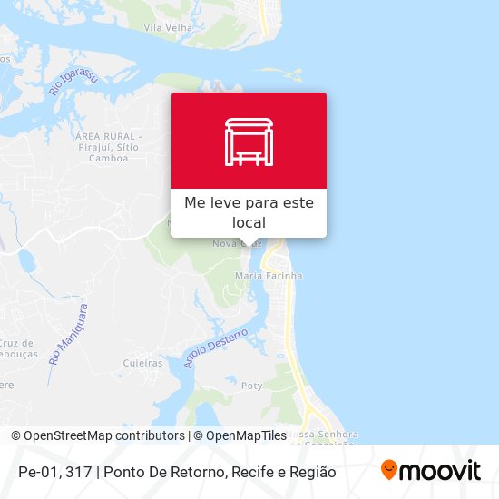 Pe-01, 317 | Ponto De Retorno mapa