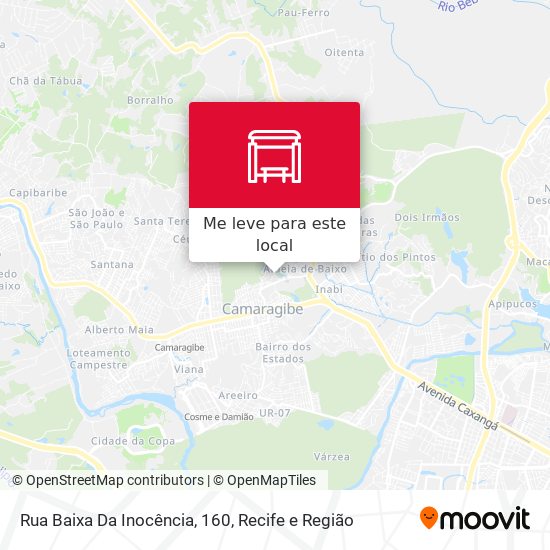 Rua Baixa Da Inocência, 160 mapa