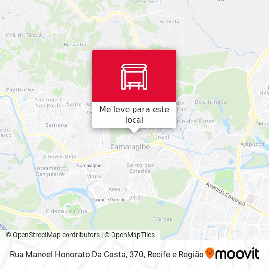 Rua Manoel Honorato Da Costa, 370 mapa