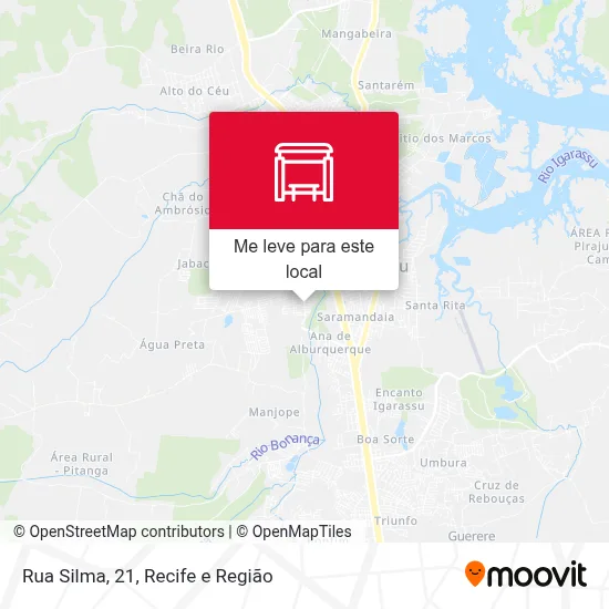 Rua Silma, 21 mapa