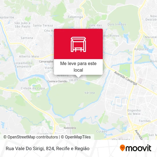 Rua Vale Do Sirigi, 824 mapa