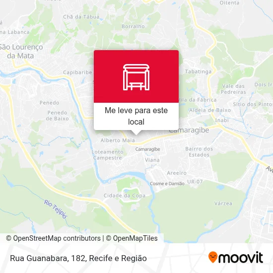Rua Guanabara, 182 mapa