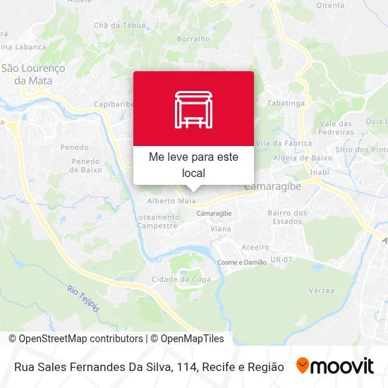 Rua Sales Fernandes Da Silva, 114 mapa