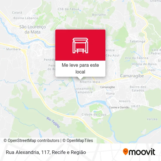 Rua Alexandria, 117 mapa