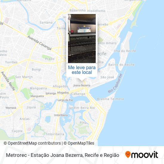 Metrorec - Estação Joana Bezerra mapa