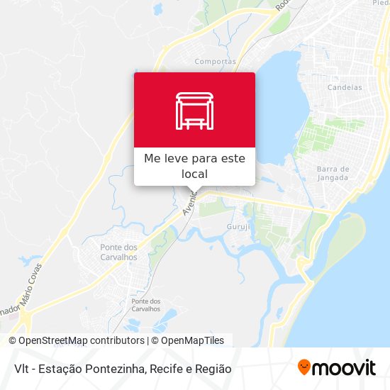 Vlt - Estação Pontezinha mapa