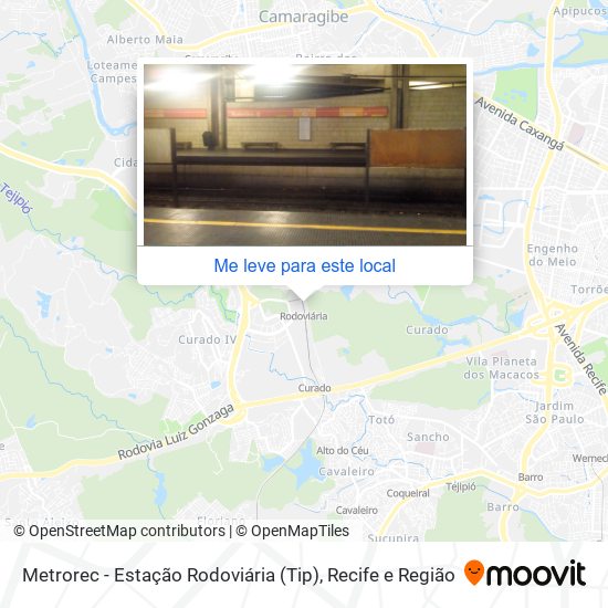 Metrorec - Estação Rodoviária (Tip) mapa