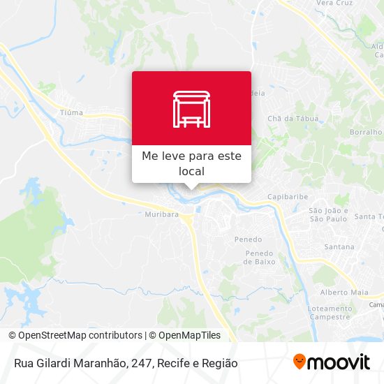 Rua Gilardi Maranhão, 247 mapa