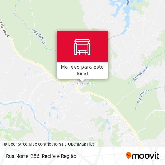 Rua Norte, 256 mapa