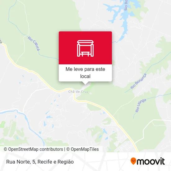 Rua Norte, 5 mapa