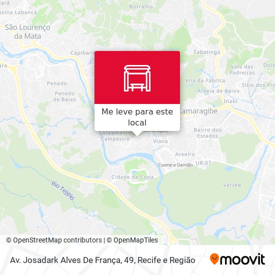Av. Josadark Alves De França, 49 mapa