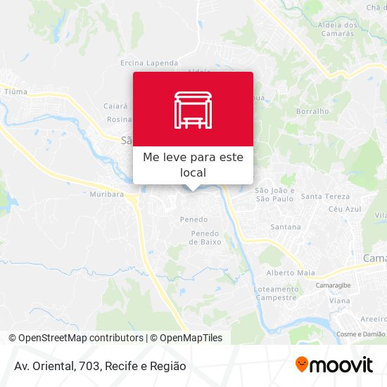 Av. Oriental, 703 mapa