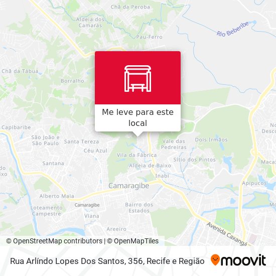 Rua Arlíndo Lopes Dos Santos, 356 mapa