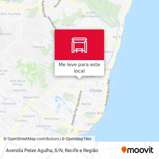 Avenida Peixe Agulha, S/N mapa
