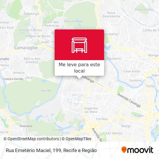 Rua Emetério Maciel, 199 mapa