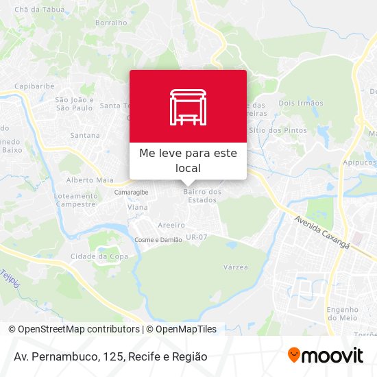 Av. Pernambuco, 125 mapa