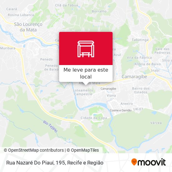 Rua Nazaré Do Piauí, 195 mapa