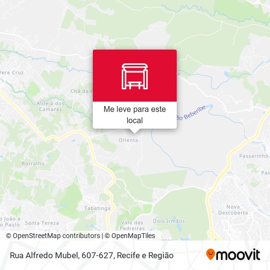 Rua Alfredo Mubel, 607-627 mapa