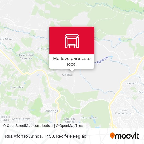 Rua Afonso Arinos, 1450 mapa