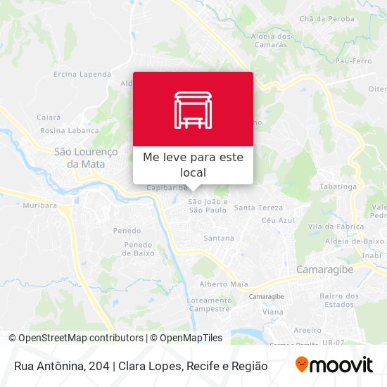 Rua Antônina, 204 | Clara Lopes mapa