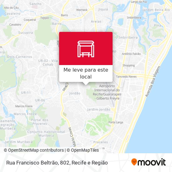 Rua Francisco Beltrão, 802 mapa