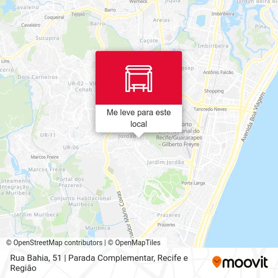 Rua Bahia, 51 | Parada Complementar mapa