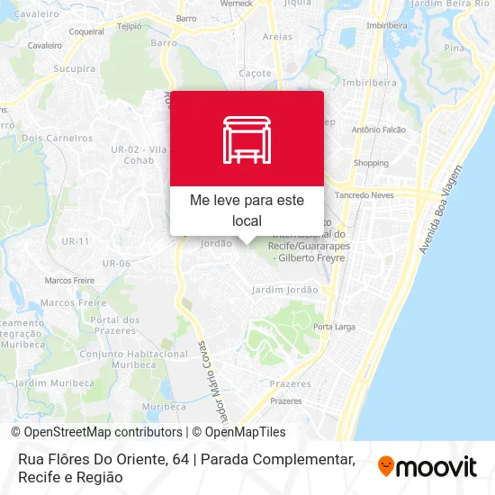 Rua Flôres Do Oriente, 64 | Parada Complementar mapa