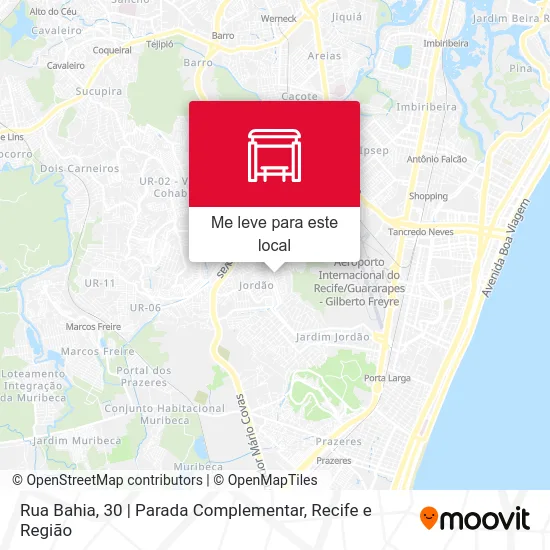 Rua Bahia, 30 | Parada Complementar mapa