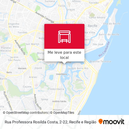Rua Professora Rosilda Costa, 2-22 mapa